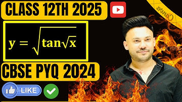 3 MARKS Question #CBSEPYQ2024  #CBSE2025 #cbsepyq2024 #differentiationclass12 #class12mathspaper