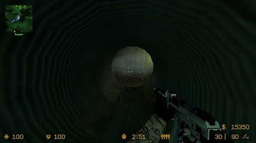 CS Source Militia, 7 expert vs 14 normal bots, 15 round win match as a CT force.