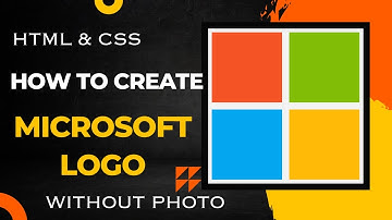 How to create Microsoft Logo using HTML & CSS