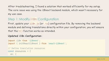How to Use the t() Function from react-i18next Outside Components