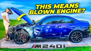 REBUILDING A WRECKED 2023 BMW M240I | PART 4 The Engine is DEAD