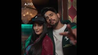 Sidharth Malhotra & Shruti Hasaan - Ajio New Ad Of