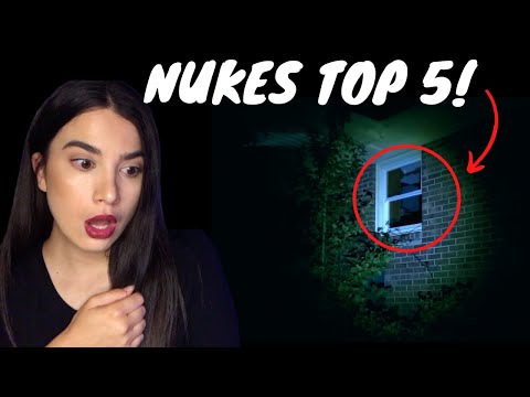 Top 10 SCARY Ghost Videos To CRY Yourself To SLEEP  |  Nuke's Top 5 Reaction (scary!)