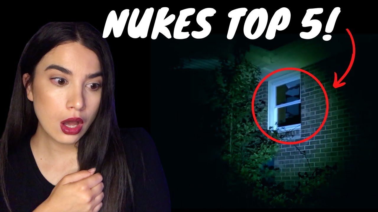 Top 10 SCARY Ghost Videos To CRY Yourself To SLEEP  |  Nuke's Top 5 Reaction (scary!)