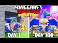 I survived 100 days as a phantom in hardcore minecraft