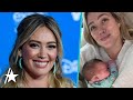 Hilary Duff SNUGGLES Newborn Baby No. 4 In Adorable Selfie