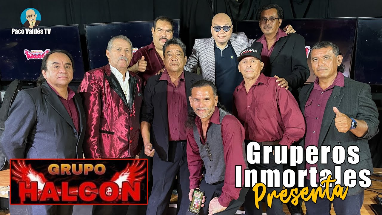 GRUPO HALCÓN DE MONTEMORELOS EN VIVO EN GRUPEROS INMORTALES PRESENTA CON PACO VALDÉS