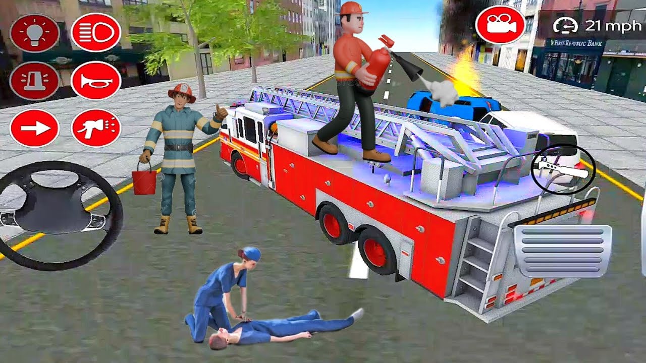 Track Fire Rws Rescue Fire Track Simulator 3D | Andriod Gameplay - YouTube