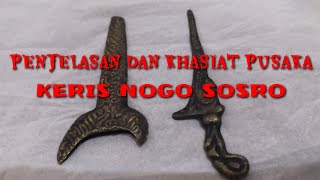 PENJELASAN KASIAT PUSAKA KERIS NOGO SOSRO