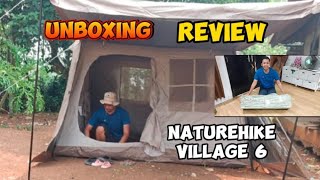 Naturehike Village 6 | Tenda Camping | Automatic Tenda | Tenda Mewah | Villa 6