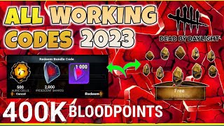 All Working Codes For DBD | New Dead By Daylight Bundle Codes 2023