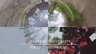 home for harvards commencement tercentenary theatre in 360°