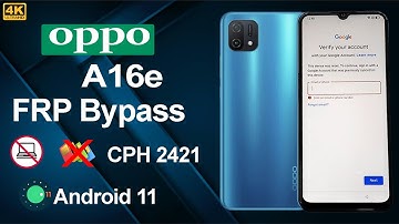 Oppo A16e Frp Bypass Android 11 ✅  without pc | Oppo CPH2421 Google Account bypass 2025 ✅