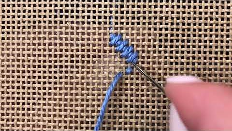 Diagonal Mosaic Needlepoint Stitch