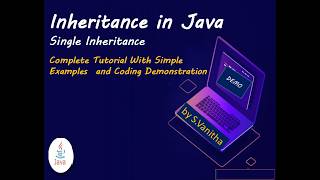 Inheritance in Java - Single Inheritance-Complete Tutorial with Coding Demonstration