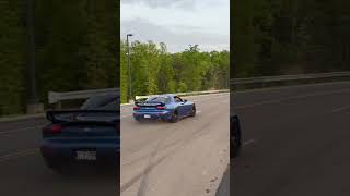 INSANE 20B Mazda RX7 Leaving Car Meet #cars #shortsvideo #youtube #fypシ #rotary