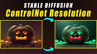 stable diffusion controlnet resolution explained in detail | controlnet trick | #stablediffusion