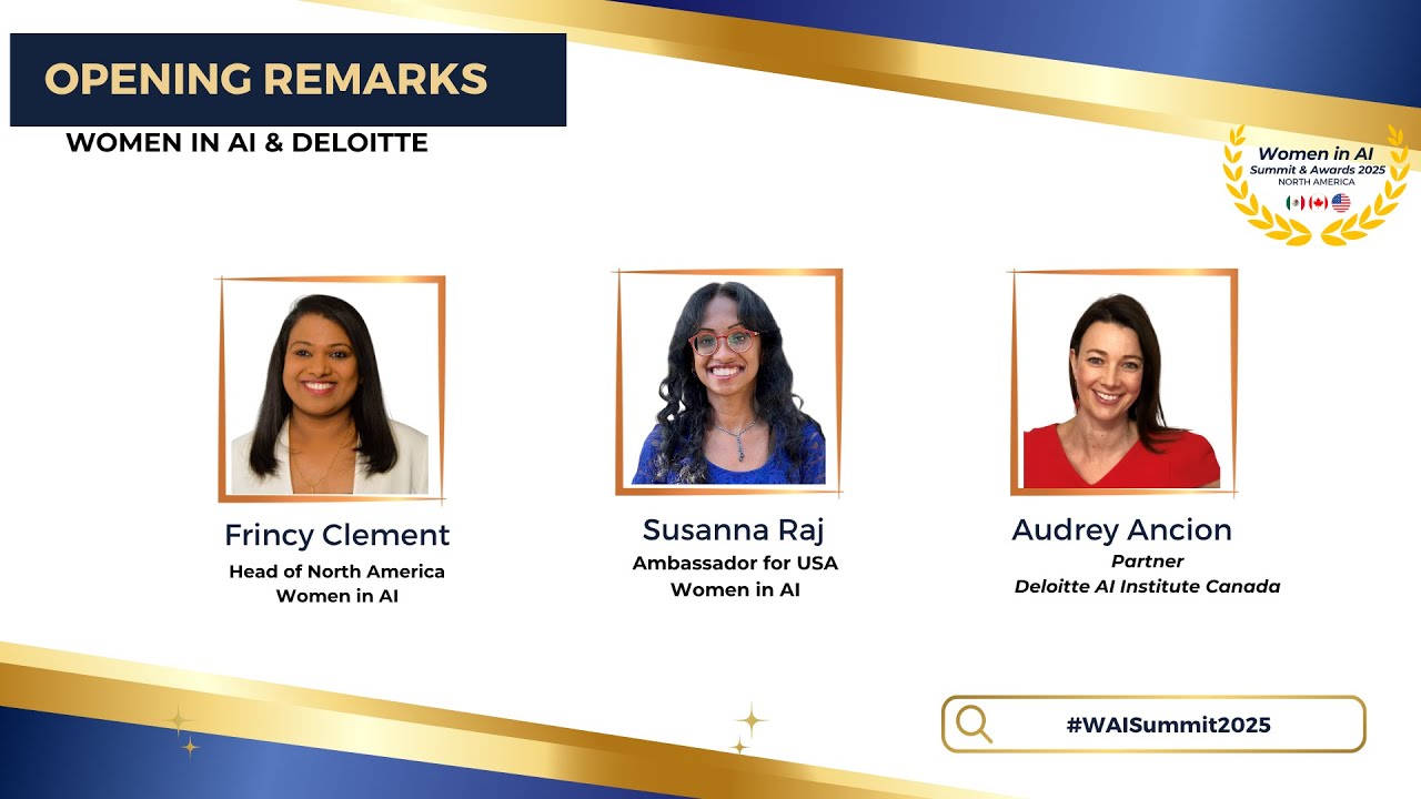 Opening Remarks - Women in AI Summit North America 2025 - YouTube