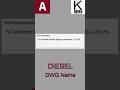 Diesel DWG Name #autocad #tutorials #cad #diesel