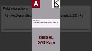 Diesel DWG Name #autocad #tutorials #cad #diesel