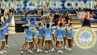 2025 ILH Cheer Comp 1 - Punahou Inter [4K]