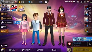 YUTA MIO TAIGA DAN RINA TAMAKI MASUK GAME FREE FIRE!!! GAME LUCU FF