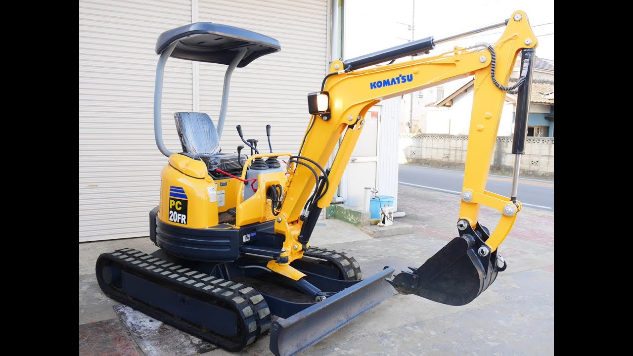 長崎発　コマツ　KOMATSU 油圧ショベル/ユンボ　PC20MR-1 中古品　現状　ミニユンボ　3963h 現物確認可　 中古重機ユンボ販売！コマツ ミニ油圧ショベル バックホー PC20MR-1