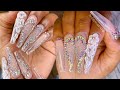 ICY Winter Wonderland | Nail Vlog 2| Long Coffin Nails