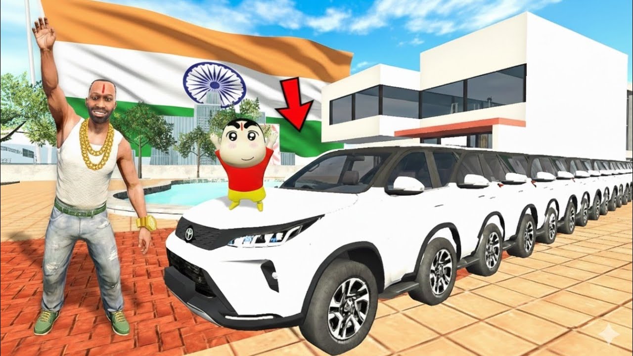 🤣Franklin Make LONGEST FORTUNER in Indian Bike Driving 3D 