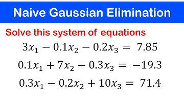 🟢01b - Systems of Linear Equations using Naive Gaussian Elimination - Example 2