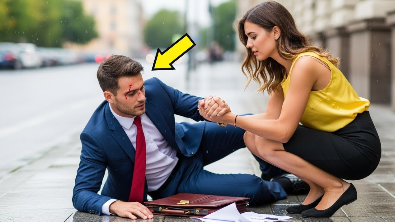 🔴Ela perdeu o emprego por ajudar um desconhecido na rua... Ele era seu chefe milionário, e o clima