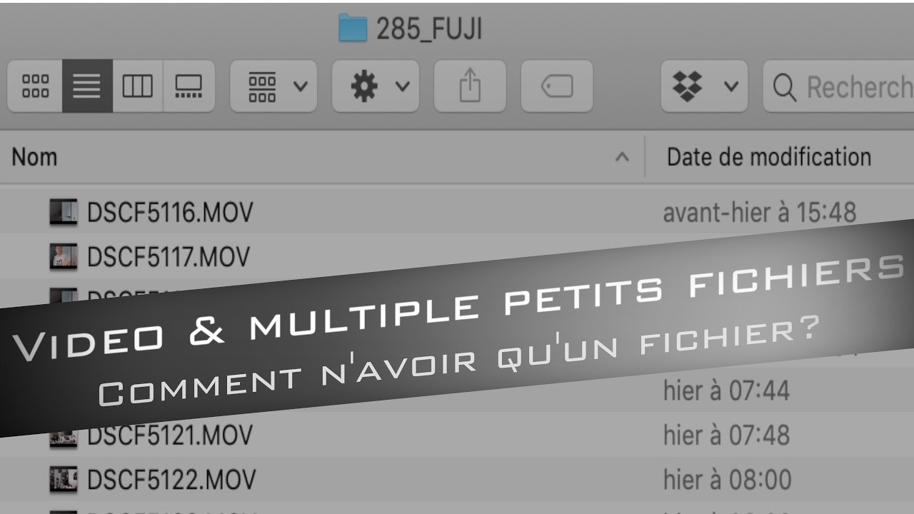 Comment Eviter D Avoir Ses Videos Scindees En Plusieurs Fichiers