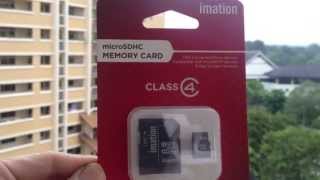 MicroSD 8GB Class 4  Memory Card- Imation
