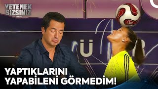 Kadın Futbolcudan Acun Ilıcalı'yı Şaşırtan Resital! | Yetenek Sizsiniz Türkiye