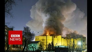 Russian shopping centre inferno kills 64 - BBC News