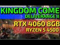 KINGDOM COME: DELIVERANCE II | RTX 4060 8GB + RYZEN 5 4500 | LOW-MEDIUM-ULTRA DLSS QUALITY