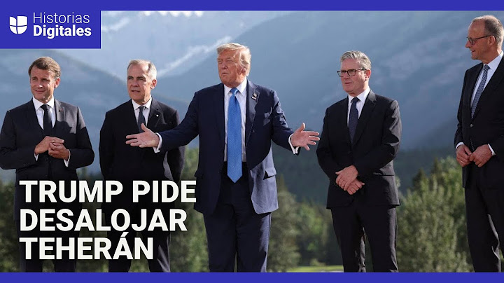 “Deben evacuar Teherán”: Trump lanza advertencia ante negativa de Irán para firmar acuerdo nuclear
