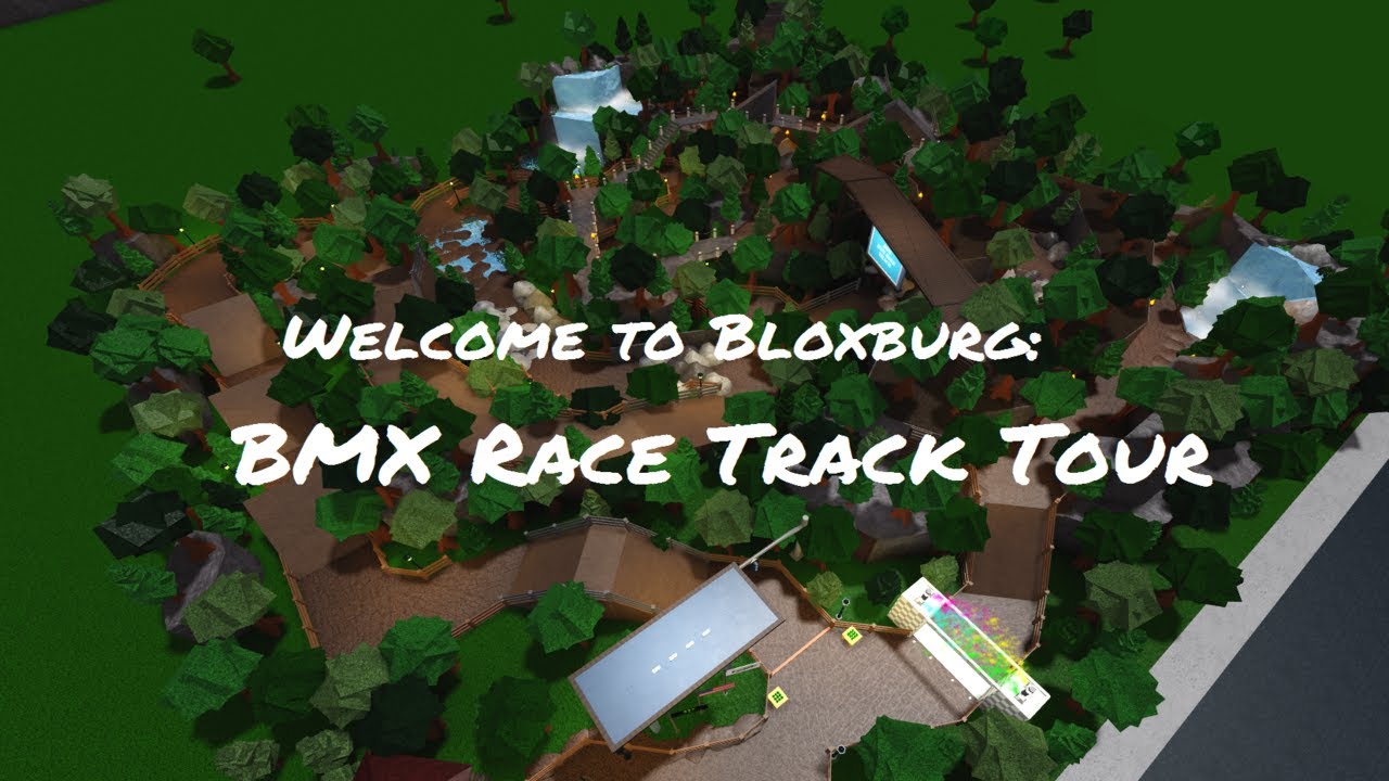 Bmx Bike Track Tour Roblox Welcome To Bloxburg Youtube