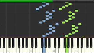 [Piano Tutorial | Synthesia] Exercises Hanon / Упражнение Ганона №  10
