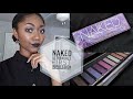 Urban Decay Naked Ultraviolet first impression and swatches on dark skin