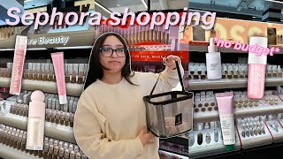 SHOP WITH ME AT SEPHORA! (NO BUDGET) + Haul