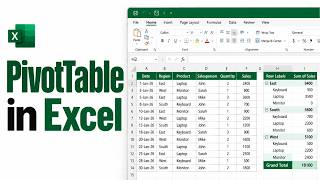 How to Create a PivotTable in Excel | Easy Pivot Table Tutorial for Beginners