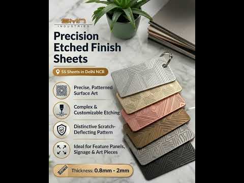 Precision etching on stainless steel — video
