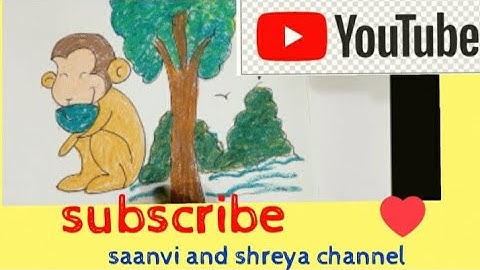 draw a monkey | बन्दर का चित्र बनाना सीखे | how to draw a cute monkey picture step by step