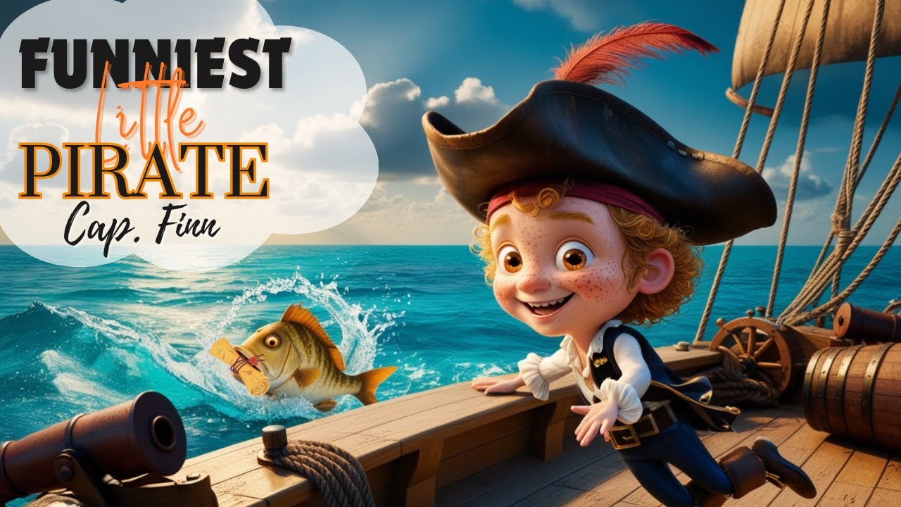 Pirate Captain Finn's Funniest Quest for Treasure | Pirates of the Caribbean | The Story Book