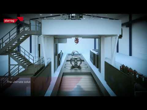 Large Part 6-Axis Machining on Starrag's Droop + Rein Portal Platform!