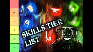 SKYRIM: Skills Tierlist | Best / Worst skills to use in Skyrim