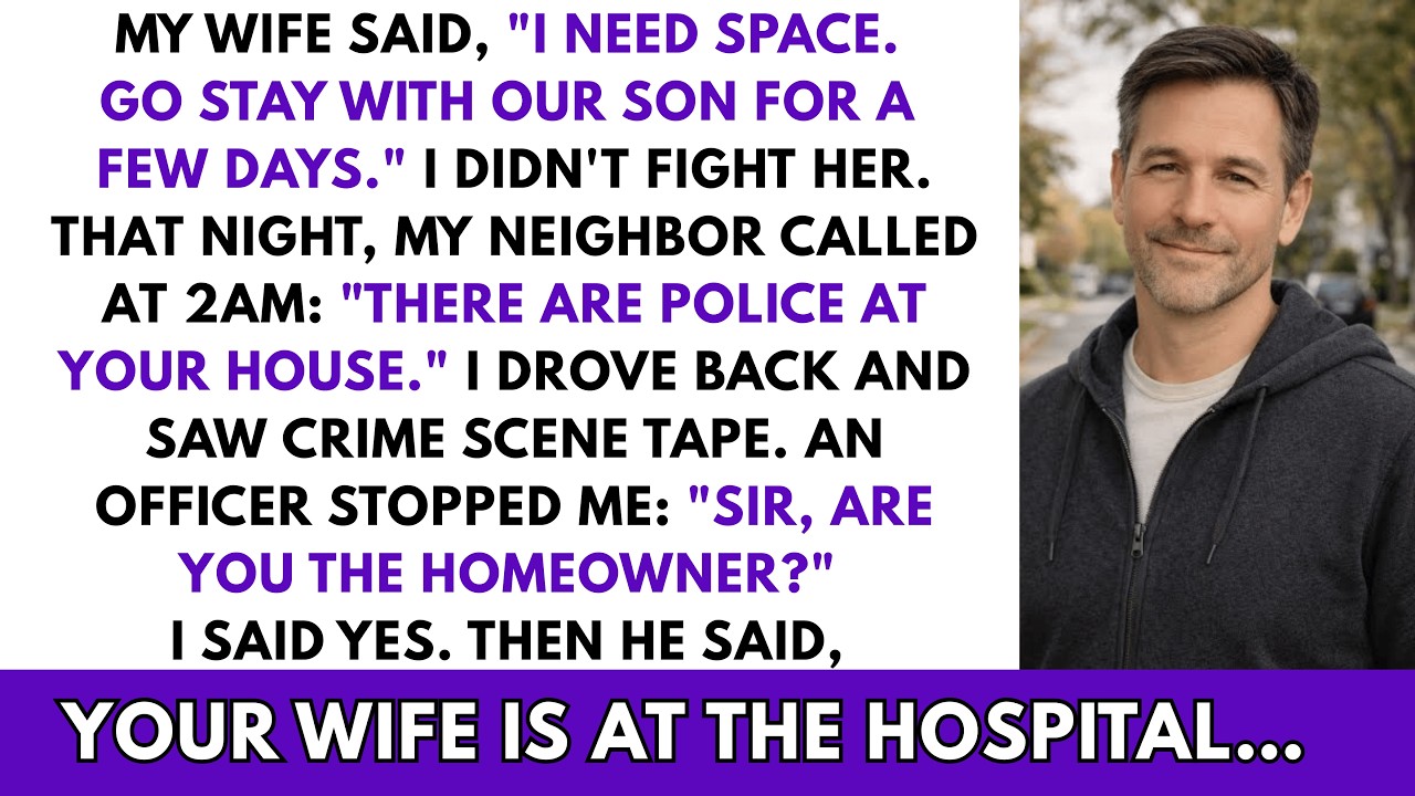 My Neighbor Called At 2AM Shaking. Police Were At My House. I Drove Back And Saw Crime Scene Tape...