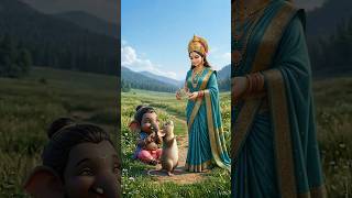 गणेश जी और चूहे की अनोखी कहानी ♥️ | Ganesh Ji Funny Video #Shorts