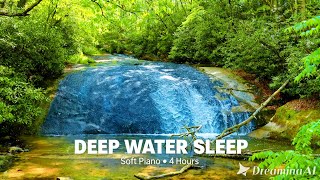 4 HOURS Deep Water Sounds & Soft Piano for Sleep | Calm Night Ambience | #119 screenshot 5